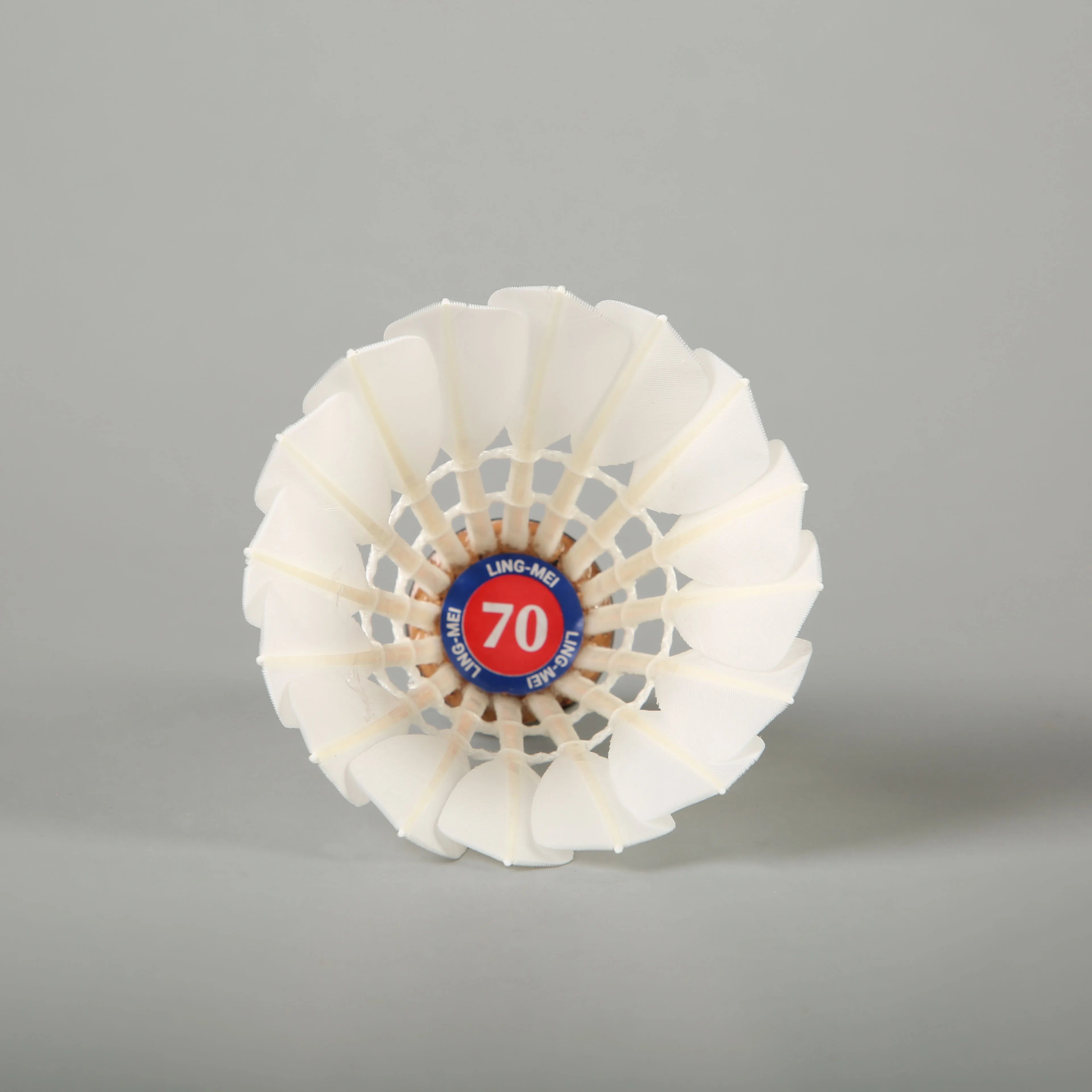 Lingmei brand 70 model goose feather badminton shuttlecock factory directly selling