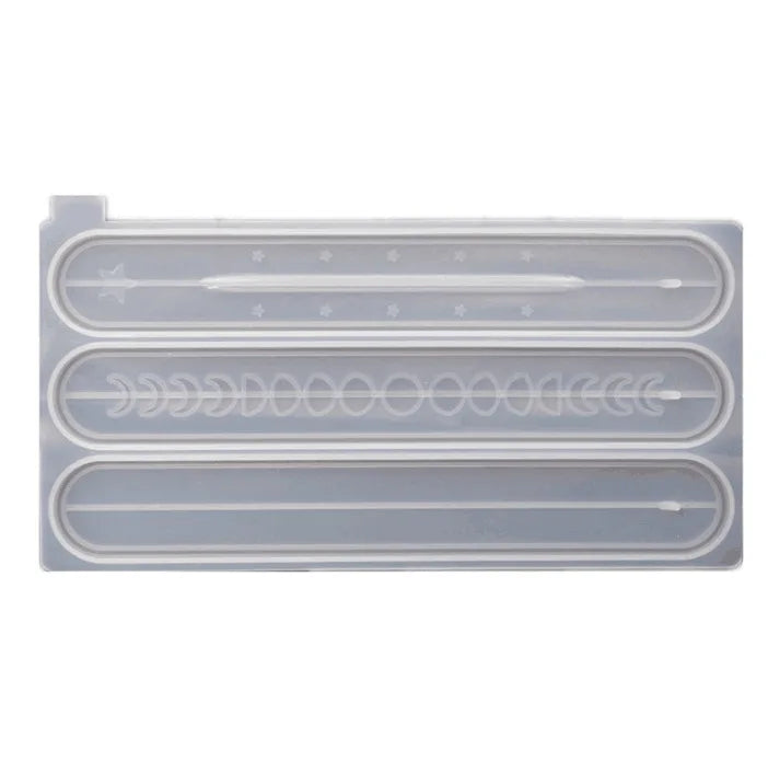 Moon Phase Incense Sticks Hold Incense Burner Ashes Container 6 Pcs  Silicone Incense Holder Mold Epoxy Resin Mold