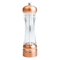 Copper Plated Premium Lovely Acrylic Salt and Pepper Mill Shaker Grinder for Home Kitchen Use Plastic Material