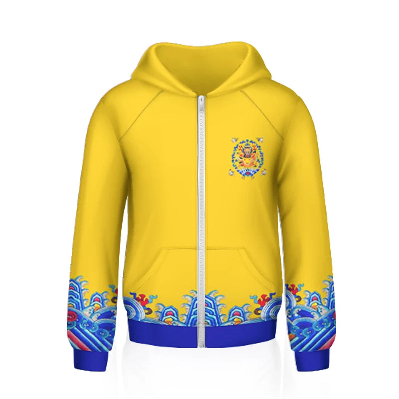Low MOQ Custom Printed Unisex Zipper Hoodies Hip Hop Zipper Hoodies Sweatshirt
