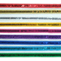 14mm Diy Clothes Garment Accessories Colored Polyester Knitted Lace Trims Sequined Costume Dress Decorative Textile Lace Fabric