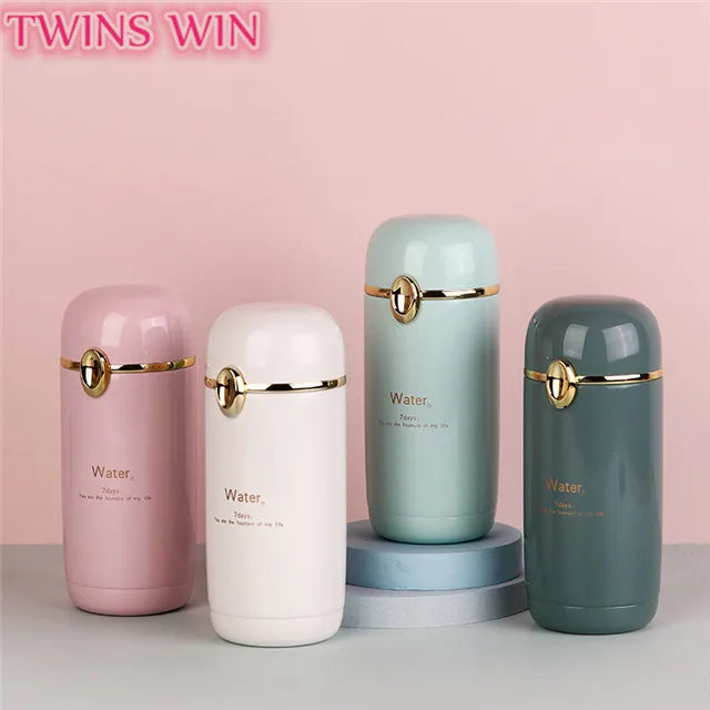 Big Belly Cup 304 Vacuum Flask Female Stainless Steel Water Cup a Drop-off Gift Custom Cute Creative Student Cup1627