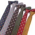 High Quality Men's Floral Necktie 1200 Needle Business Striped Polyester Tie Suit Accessories