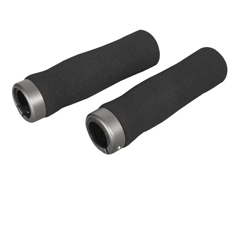 MAXFORD Silver Lock Ring Handle Grip for Mountain Bike Light Weight Foam Material Bicycle Parts Grips