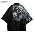 Japanese Samurai Cardigan Yukata Women Men Cosplay Haori Fashion Harajuku Design Dragon Print Traditional Kimono Anime Plus Size