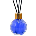 Hot Sale 70ml Empty Round Ball Glass Aromatherapy Bottle Glass Reed Diffuser Bottle with Screw Cap