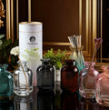 Hot Sell Luxury 5oz 150ml  Empty Reed Diffuser Glass Bottle Home Aroma Diffuser With Lids