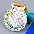 Factory Custom Gold Silver Bronze Sport Medals Custom Award Dance Medal with Ribbon