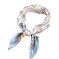 Factory Price Luxury Custom Pattern OEM High Quality Screen Printed 100% Mulberry Silk Square Scarves Silk Handkerchief