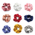 Wholesale Women Girl Cute Stylish Elastics Hair Bands Soft Stain Hair Scrunchies Ruched Satin Hair Accessories