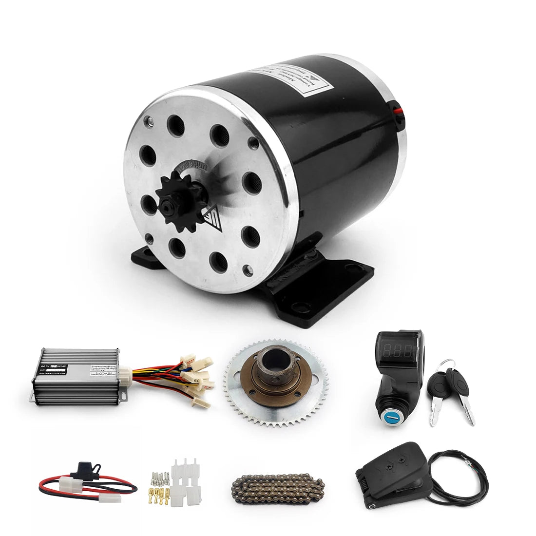 Diy 36v 800W 25H 11 Teeth Brushed Electric Go Kart Scooter Motor E Bike Kit