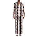 Men Polyester Breathable V-neck Custom Pajamas Set Button Down Sleepwear Woven Pajama Set for Men Plaid Men Sleepwear