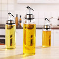 Oil Can Lecythus Glass Oil tank Spice Jar Oil Bottle Glass Leakproof