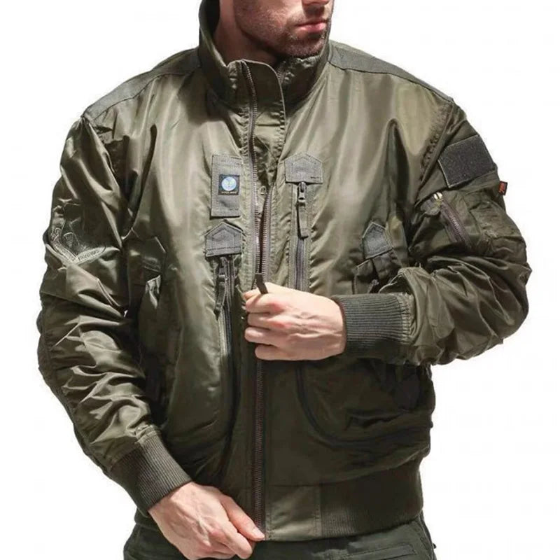 Bomber Jackets Windbreaker Outdoor Waterproof Wind Breaker Sports Softshell Jacket Plus Size Hiking Jacket for Men