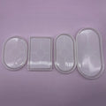 Early Riser DIY Concrete Cement Tray Plate Mold Rectangle Oval Silicone Resin Coaster for Keys Holder Table Cake Tools