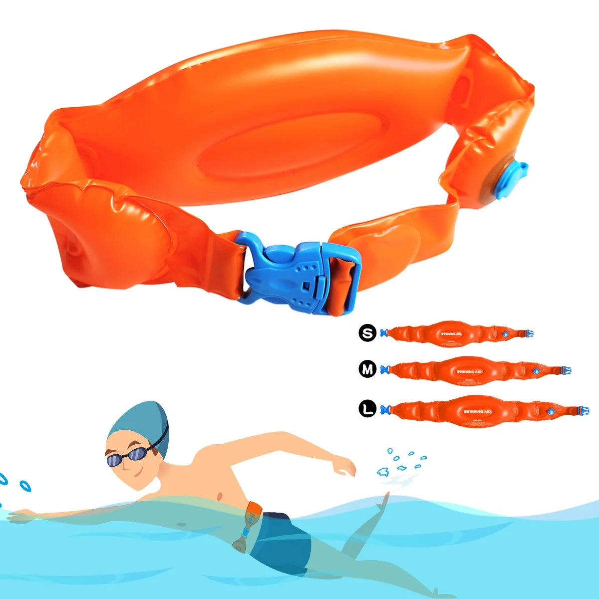 New Design Strong PVC Material Swimming Aids for Swimming Training Swimming Aids for Kids and Adults