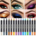 Portable Bling Bling Eye Shadow Pearlescent Pen Highlighter Eyeshadow Pen Natural Durable Gradient Ramp Glitter Highlighter Pen