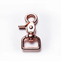16mm 20mm 25mm Metal Square Solid Brass Nickle Plated Swivel Dog Snap Hooks