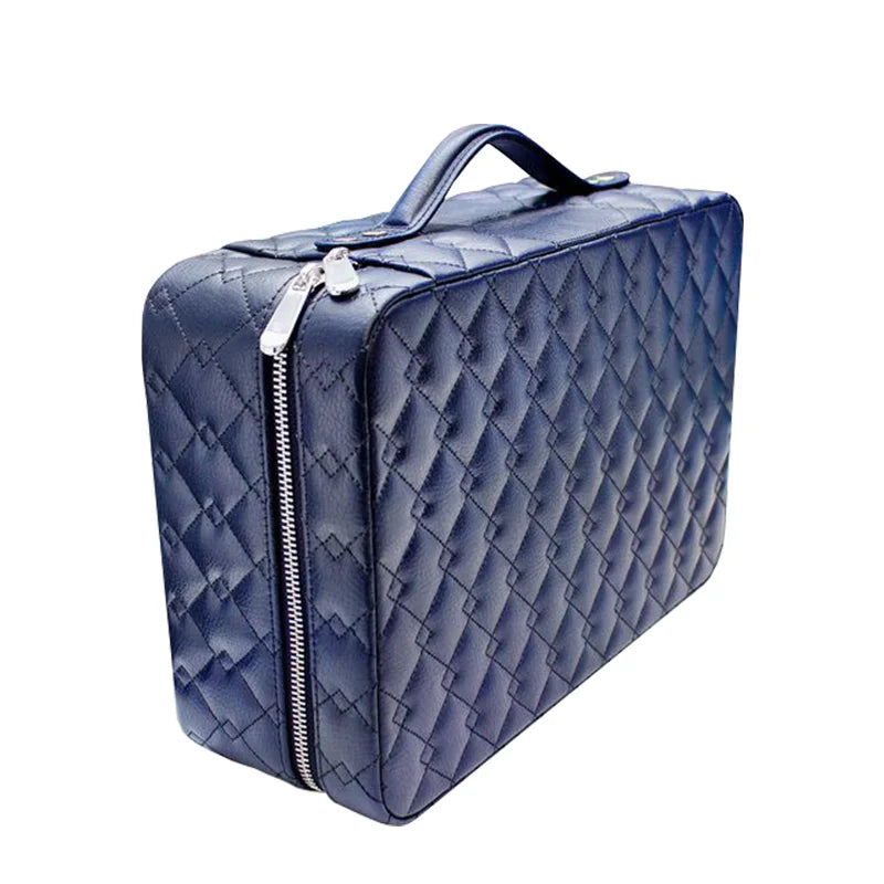 Hot Sale Velvet Pillow Storage Jewelry Pu Leather Box Necklace Ring Zipper Ice Jewelry Organizer Box