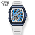 Automatic Mechanical Watch  Luxury Stainless Steel Case Fashion Sport Men  Wrist Watch