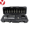 1/4 CR-V Bicycle Torque Wrench Set Window Display Metric Measurement System Carbon Steel Material for DIY OEM Customization