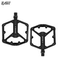 Wholesale Ultralight Anti-Slip Bicycle Pedals Mtb Aluminum Alloy Black Double Du Pedals for Bicycles MegaBDM