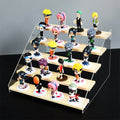 2/3/4/5/6/7 Layer Solid Wood Acrylic Step Jewelry Rack Decoration Dressing Table Cosmetics Props Bracelet Display Shelf