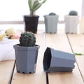 10*9.5cm Small Flower Pot Plastic Nursery Pot Small Succulent Pot
