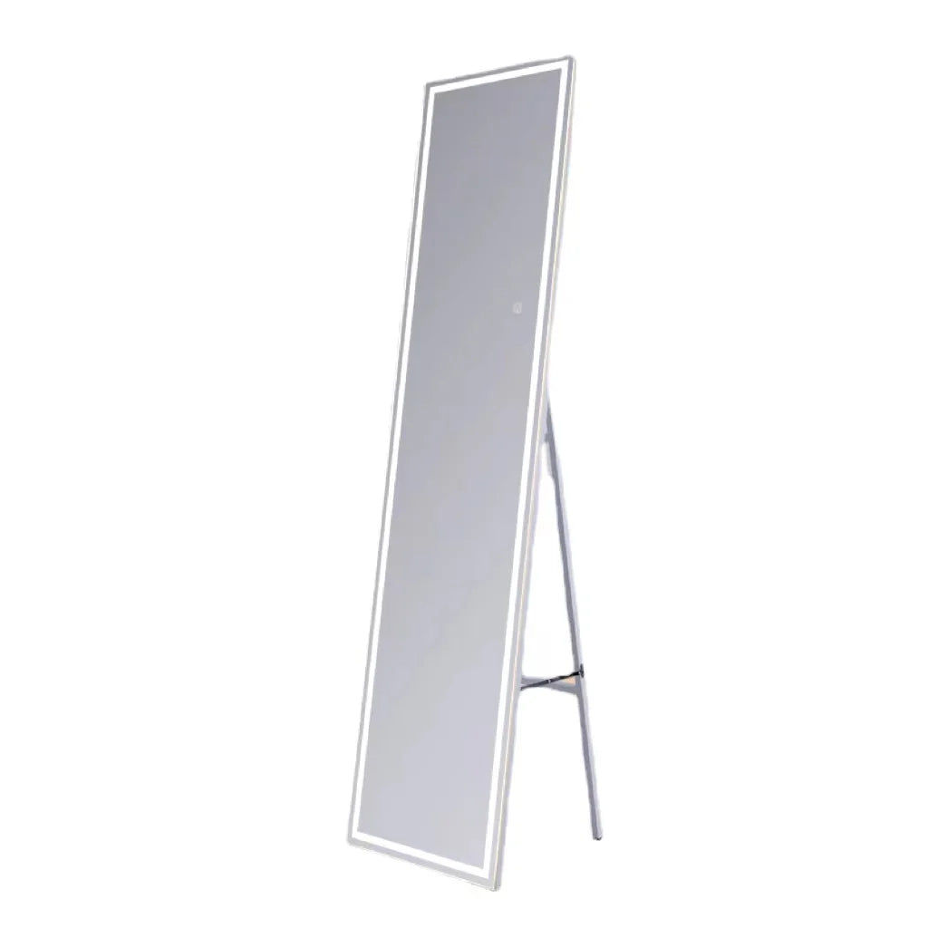 Modern Full-Length Standing Floor Mirror Frame for Cosmetic Use Glass Material Design Durable Eco-Friendly Salon Beauty Home
