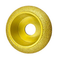 75mm Dry and Wet French Edge Brazing Diamond Grinding Wheel Milling Grinding Disc for Marble Quartz Stone