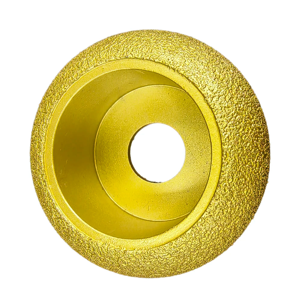 75mm Dry and Wet French Edge Brazing Diamond Grinding Wheel Milling Grinding Disc for Marble Quartz Stone