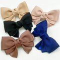 Factory Made Grosgrain Ribbon Hair Bow French Clip for Adults