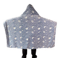 Wholesale  Baby Blanket with Hood Super Soft  Sublimation Luminous Glow Baby Hooded Flannel Blanket