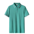 2pcs Start Wholesale Heavy Fashion Shirt Collar Polo New Short Sleeve Mesh Pique Quick Drying Men's and Women's Golf Polo Shirt