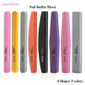 Logo Print GREENKEM Pedicure Manicure Nail Sponge Nail File Buffing Sanding Mini Nail Buffer Block