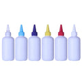 HDPE Plastic Bottle With Yorker Dropper Spout Cap Empty White Round Cosmetic Packaging Container 120 150 200 250 380 500ml MegaBDM