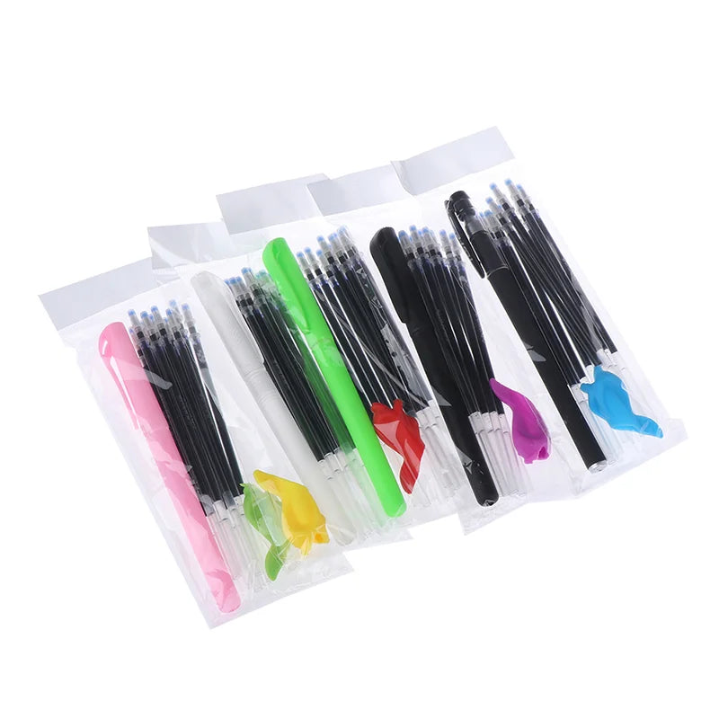ECO Repeat Use Paper 10pcs Air Disappearing Automatically Erase Magic Joke Auto Vanishing Erasable Refills Kit Disappear Ink Pen