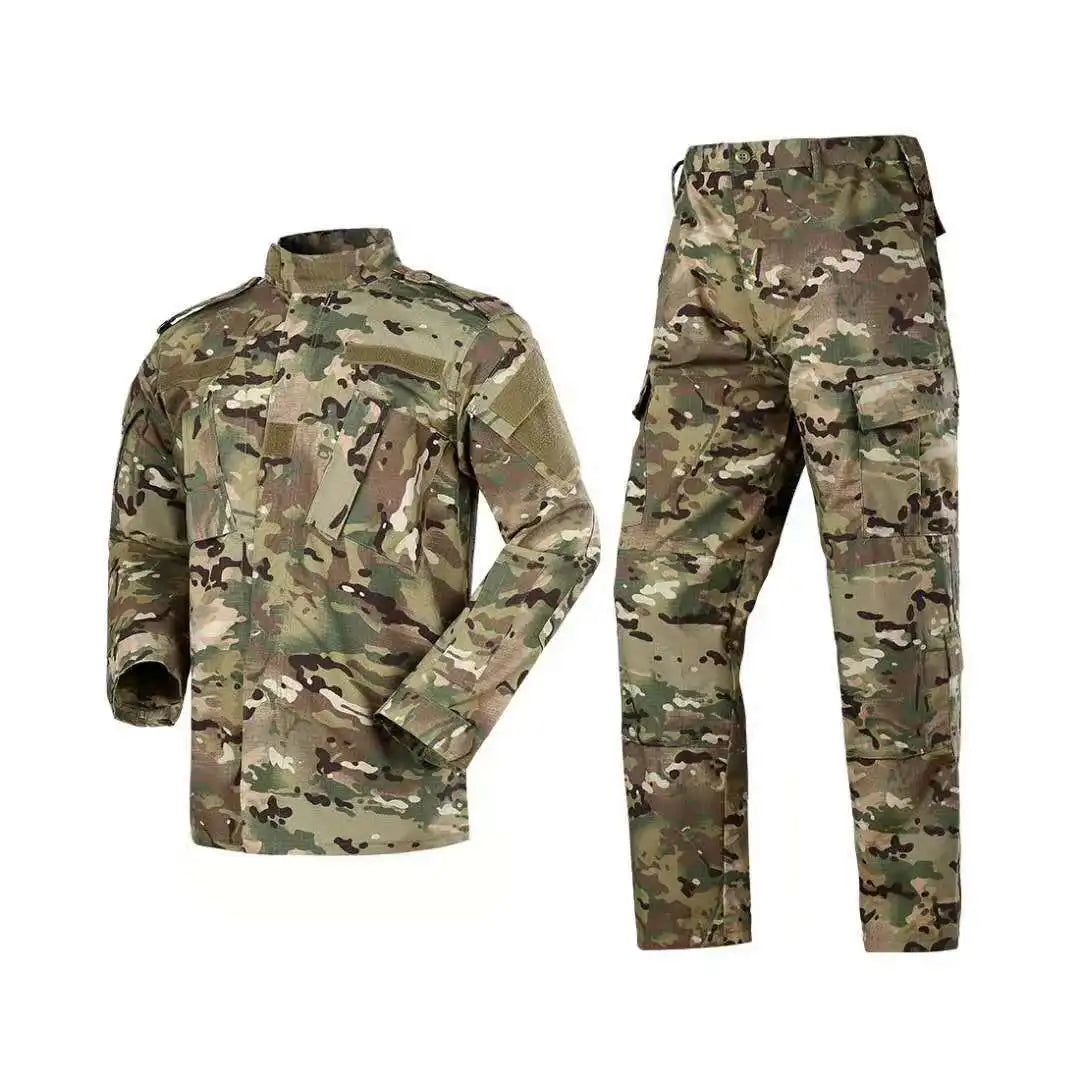ACU Outdoor Breathable and Anti-Static XXL Training Uniforms With Custom Logo Rip-Stop Polyester Tactical Training Suits MegaBDM
