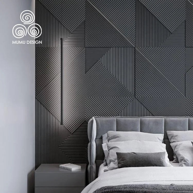 MUMU Traditional 3D Preserved Timber Studio Wood Painting Flexible Interior Cladding Wall Panel