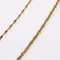 Ins Style Elegant Lady Classic 18K PVD Plated Stainless Steel Singapore Wave Chain Link Chain Bracelet