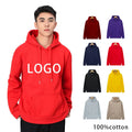 2024 Fashion Cotton Plus Size Men's Sweatshirts Blank Hoodies for Printing Custom Logo Hoodies Unisex Hoodies