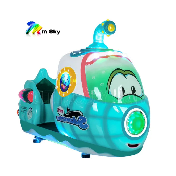 Swing Kids Game Machine CE Fiberglass Coin/Bill Acceptor Interactive Indoor Family Playground Kiddie 1 Year Warranty English