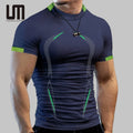 Liu Ming Clearance Sales Hot Selling Summer Fashion Men Casual O Neck Short Sleeve Fitness Running Sport Plus Size T Shirt