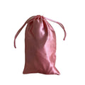 Satin-09 pink Satin Silk Bag Wholesale Custom Satin Jewelry Pouch Drawstring Satin Pouch