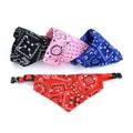 Handmade Washable Puppy Triangle Dog Collar Bandana Scarf with Adjustable Buckle