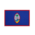 Multinational Eco-Friendly Fabric Flag Patches with Sequins Resin Hook and Loop Embroidery Patch