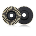 4-5in Diamond Flap Grinding Disc Electroplated Abrasive Disc Concrete Grinding Wheel Sanding Polishing Disc for Angle Grinder