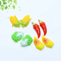 Resin Red Chili Cabage Corn Flat Back Resin Charms Cabochons for Slime Handmade DIY Mobile Phone Kids Hair Craft Decor