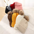The Hot Selling New Design Winter Warm Beanie Hats for Women Girls
