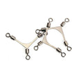 3 Way Brass Fishing Rolling Swivel Connector for Freshwater Panfish